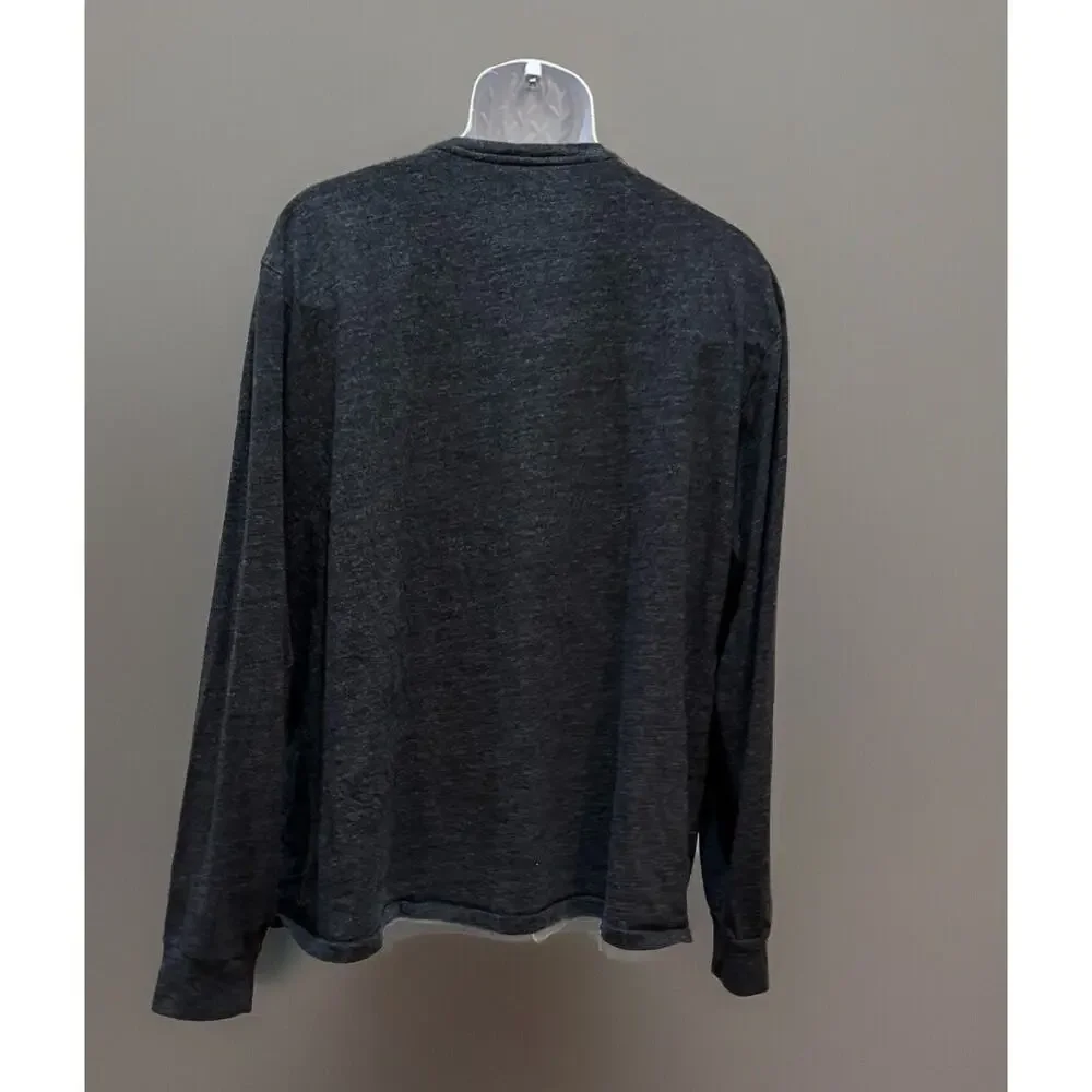 Polo Ralph Lauren Shirt Black Red Pony Long Sleeve Adult Men's X-Large Cotton